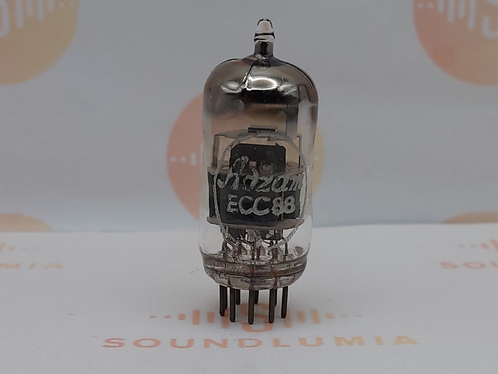 1x Philips ECC88 6DJ8 D-Getter Pinched Waist – Adzam Label – Heerlen ’57 -Strong