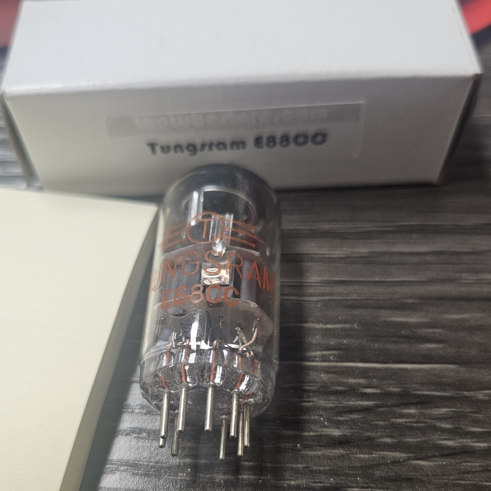 Single Tungsram E88CC 6922 AMPLITREX TESTED VERY STRONG