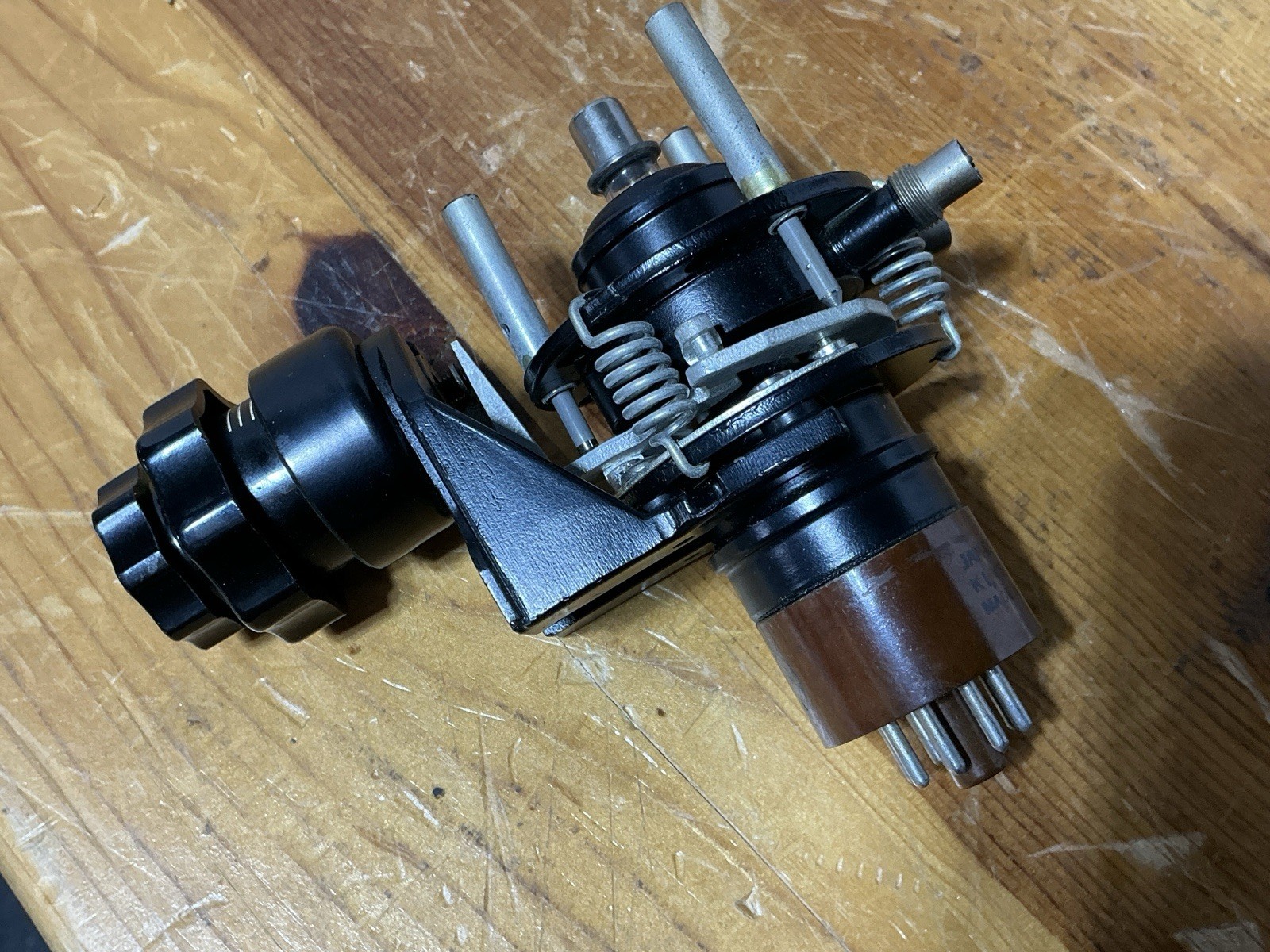 REFLEX KLYSTRON VACUUM TUBE JAN-CS-2K41 SPERRY Model 12 Tuner Military Radar
