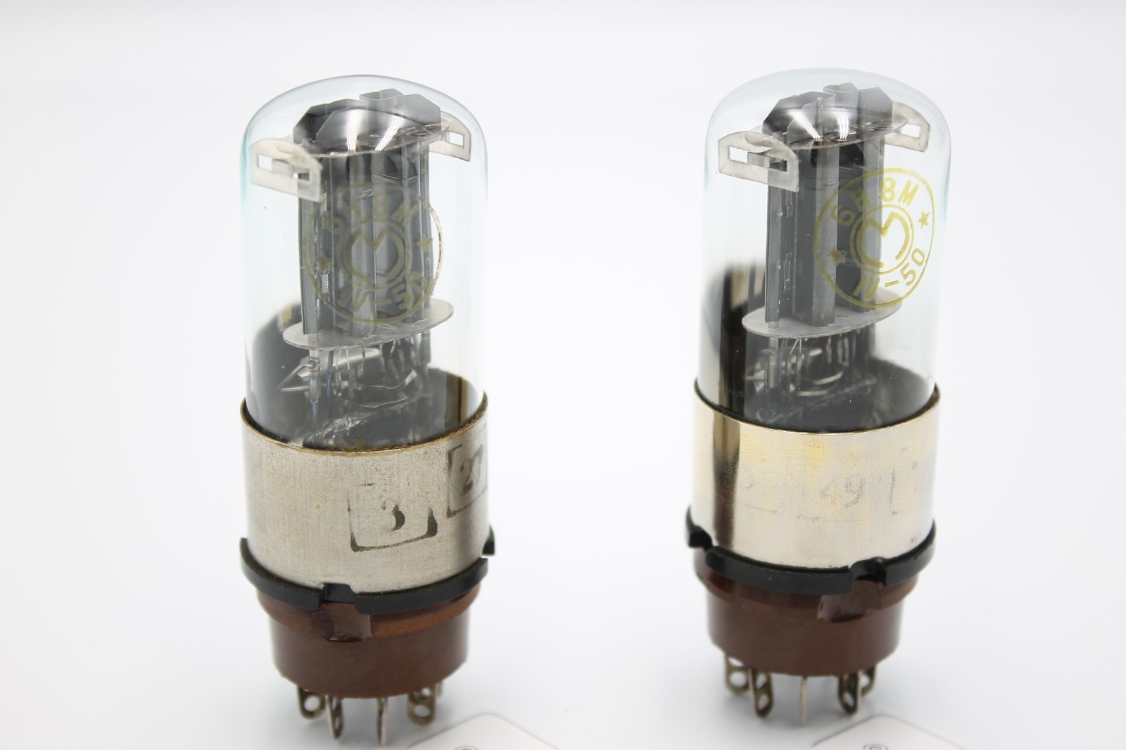 RARE Matched Pair 6N8M/6N8S/6SN7/1578/ECC32.MELZ.Etracer Tested.IV,IV-1950′.