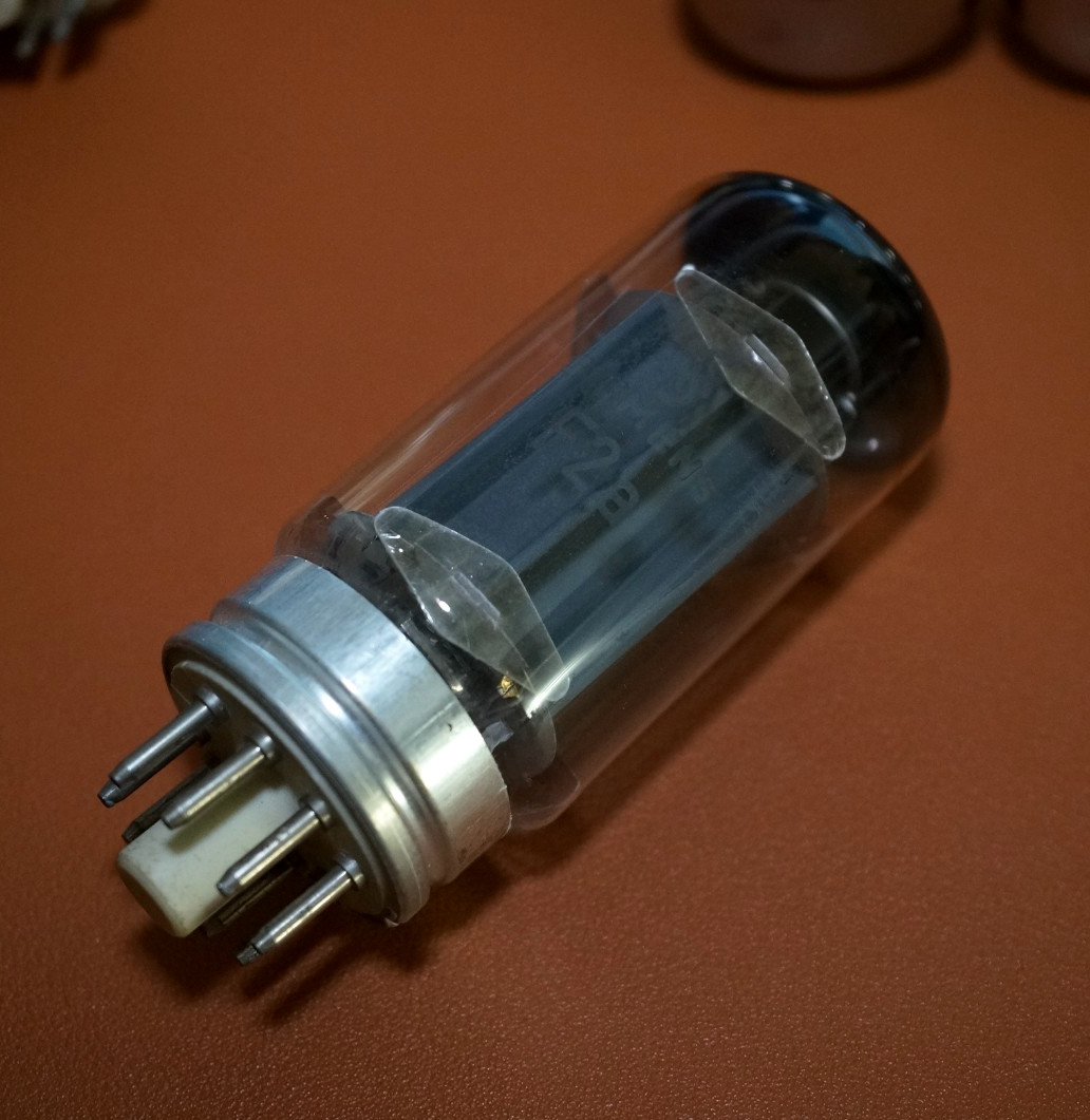 1 ea – Siemens F2a Grey Plate Big Top Foil Getter Audio Radio Tube