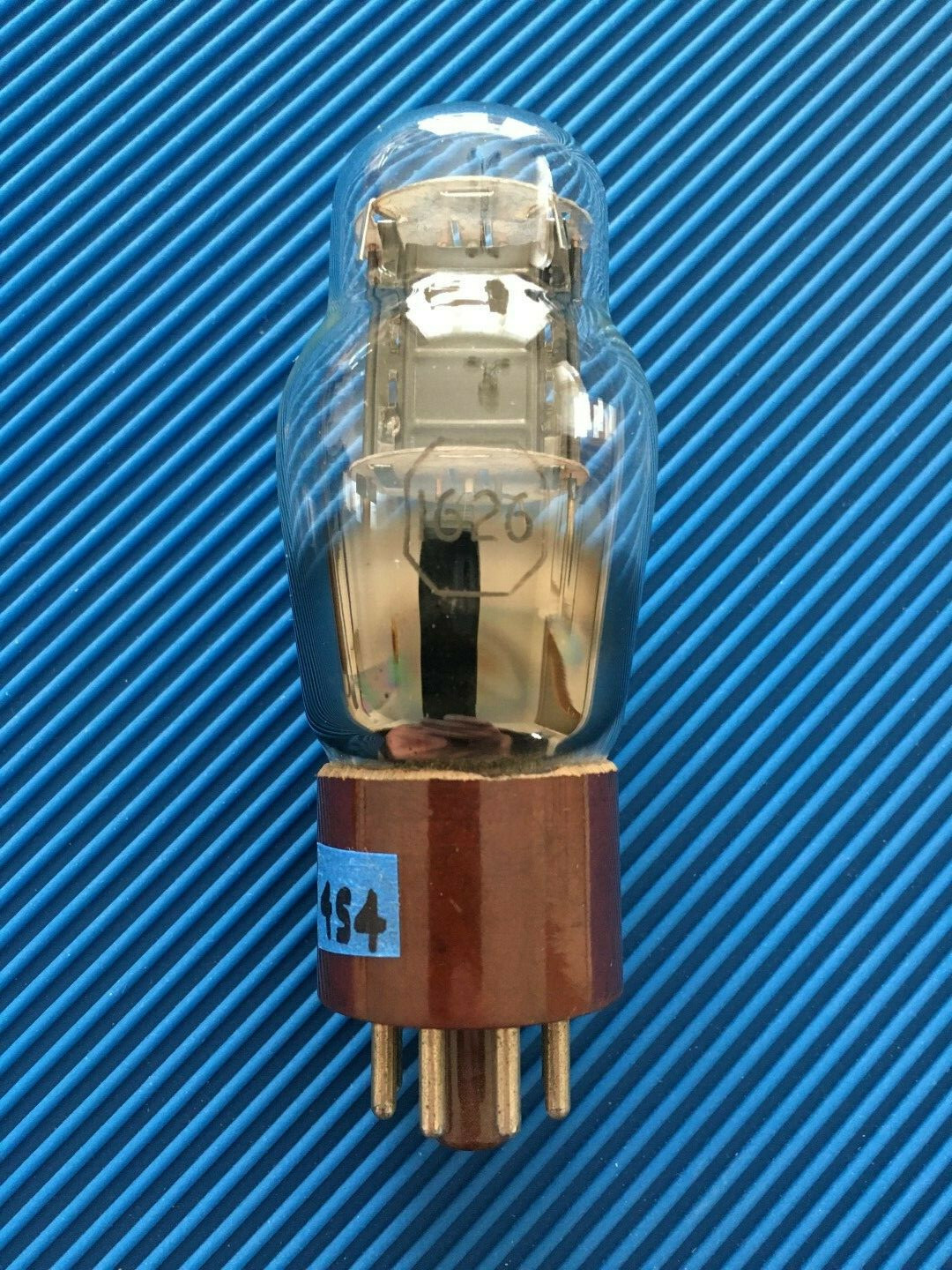 One NATIONAL UNION US NAVY CNU 1626 Vacuum Tube 1940’s BROWN BASE #454
