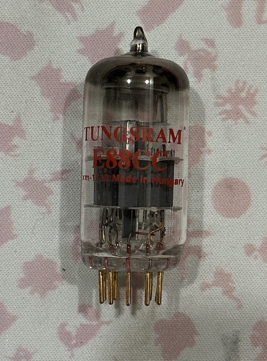E88CC Tungsram RED, NOS Untested – Free Shipping!