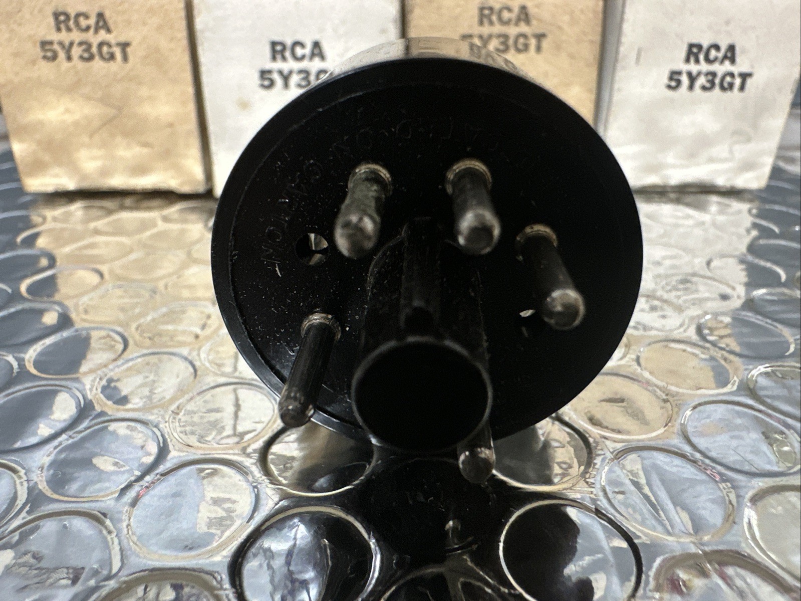 Lot of (11) RCA 5Y3GT Vacuum Tubes – New Old Stock (NOS) in White Boxes