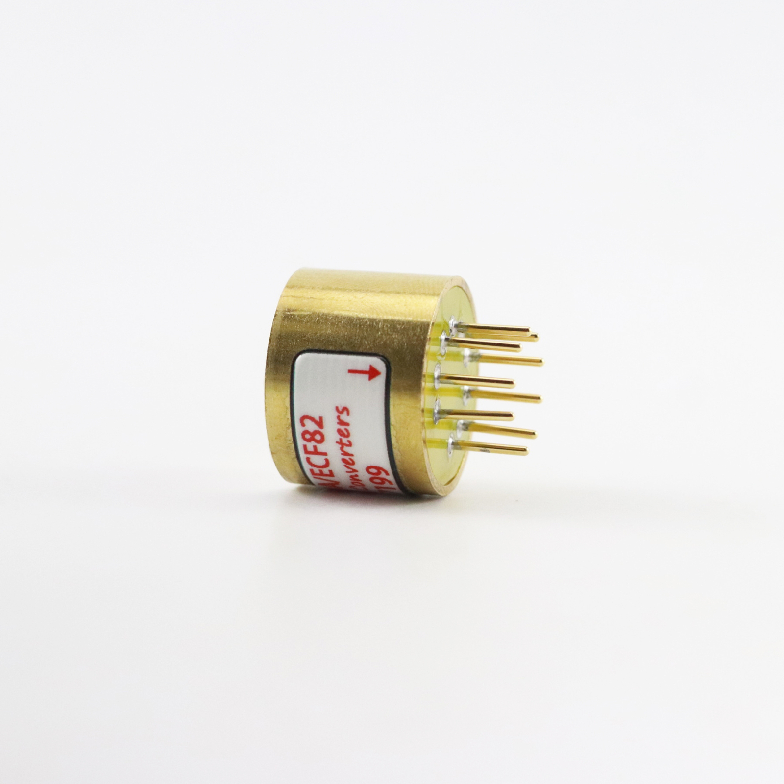 One Gold plated 6U8A ECF82 TO 7199 [Bottom] Vacuum tube convert socket