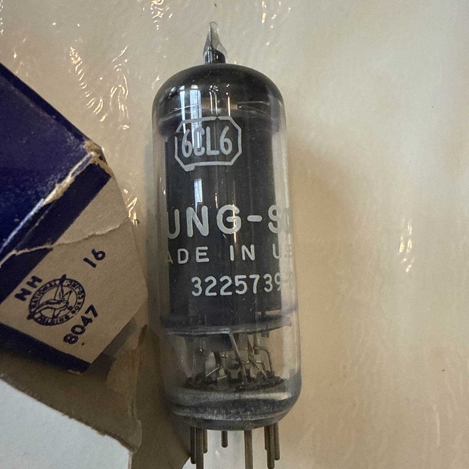 Lot Of 4: GE (2) & Tung-sol (2) 6197 / 6CL6 Vacuum Tubes NOS Tu6
