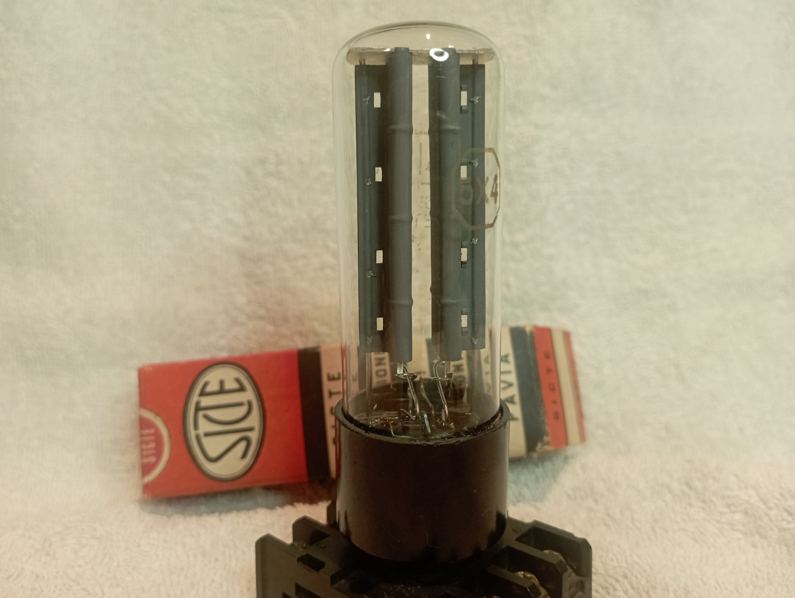 5X4GT SICTE VALVE VINTAGE TUBE STRONG BALANCED MADE IN ITALY