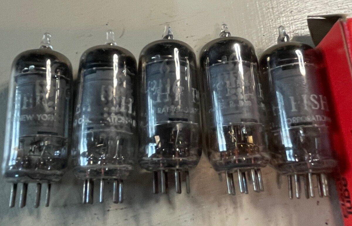 Five (5) The Fisher USA 6BH6 Tubes Test Strong
