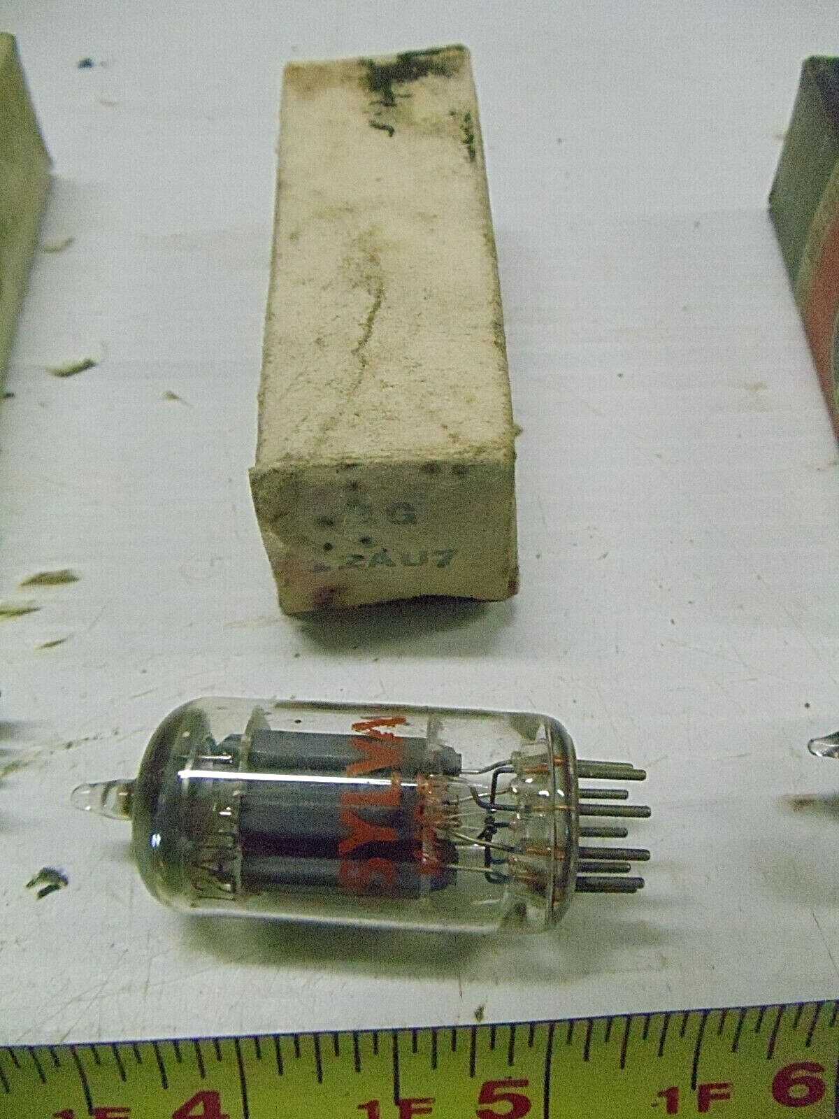 Old Vintage Radio TV Vacuum Electron Tubes 12AX7 12AT7 12AU7 12BH7 Sylvania RCA