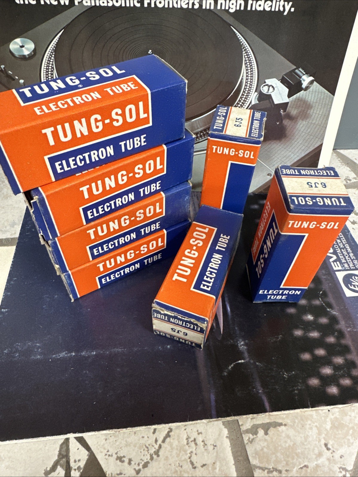 NOS 6J5 Vt-94 Tube Metal Audio Tubes Lot Of (7)