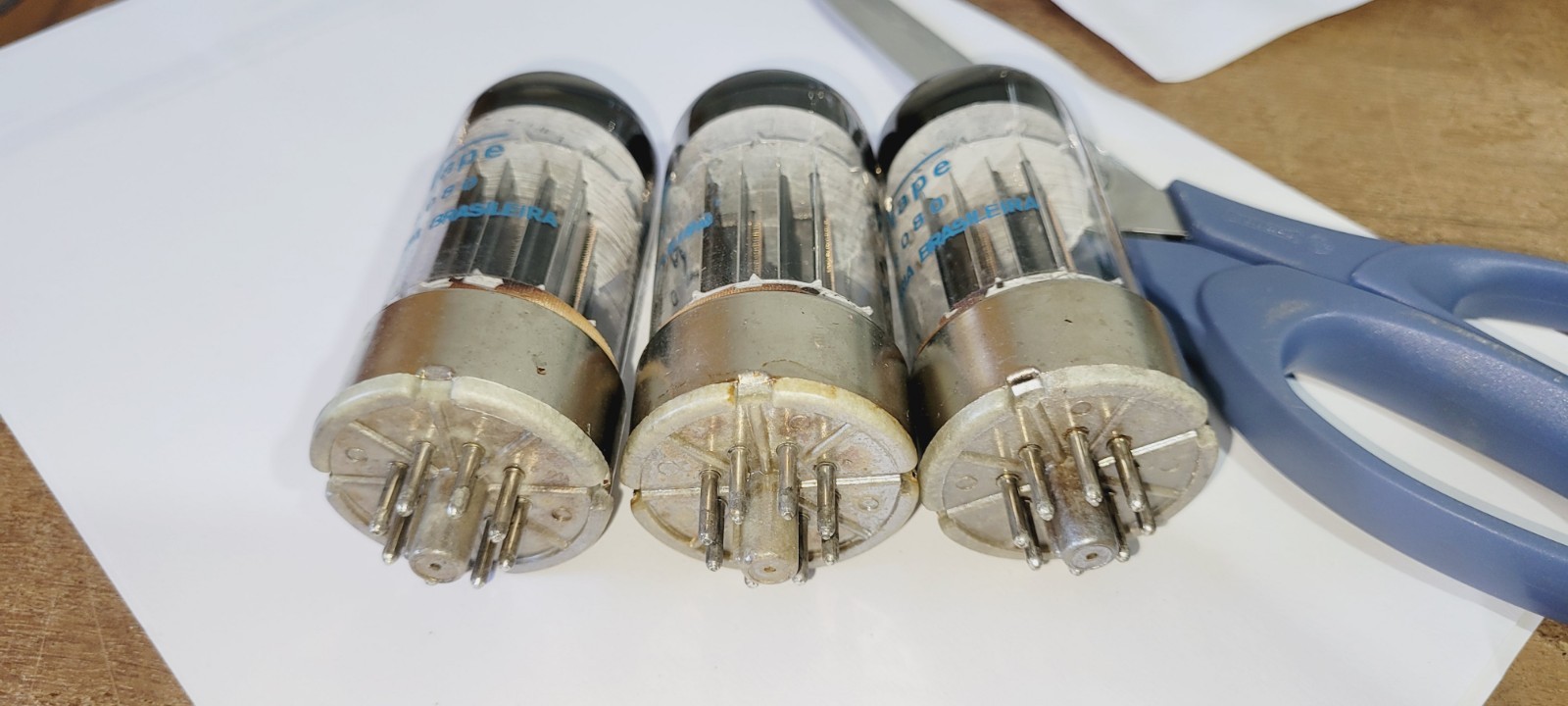 6080 = 6AS7 – ECC230 Vacuum Tube Sylvania labeled IVAPE BBC (Lot 10 pcs) NOS