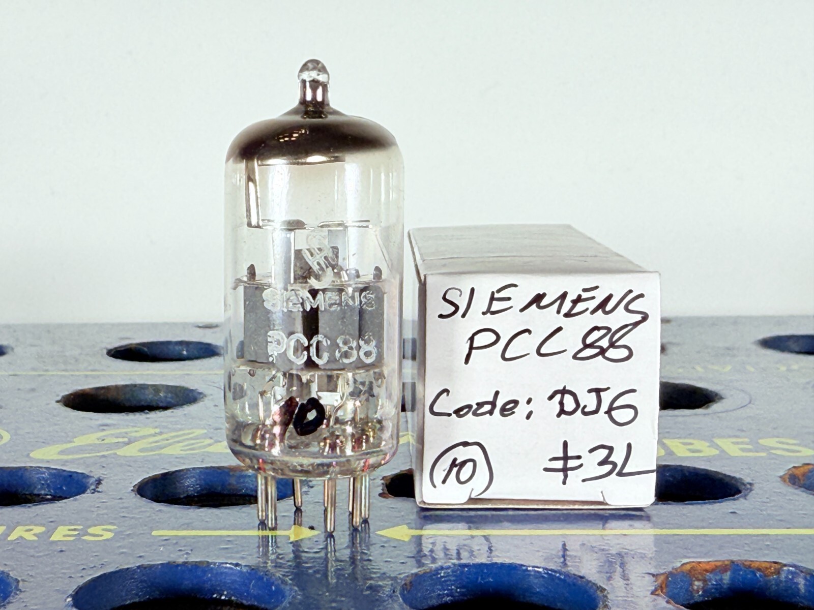 Siemens PCC88 7DJ8 Code DJ6 #3L Tested Like NOS Tube