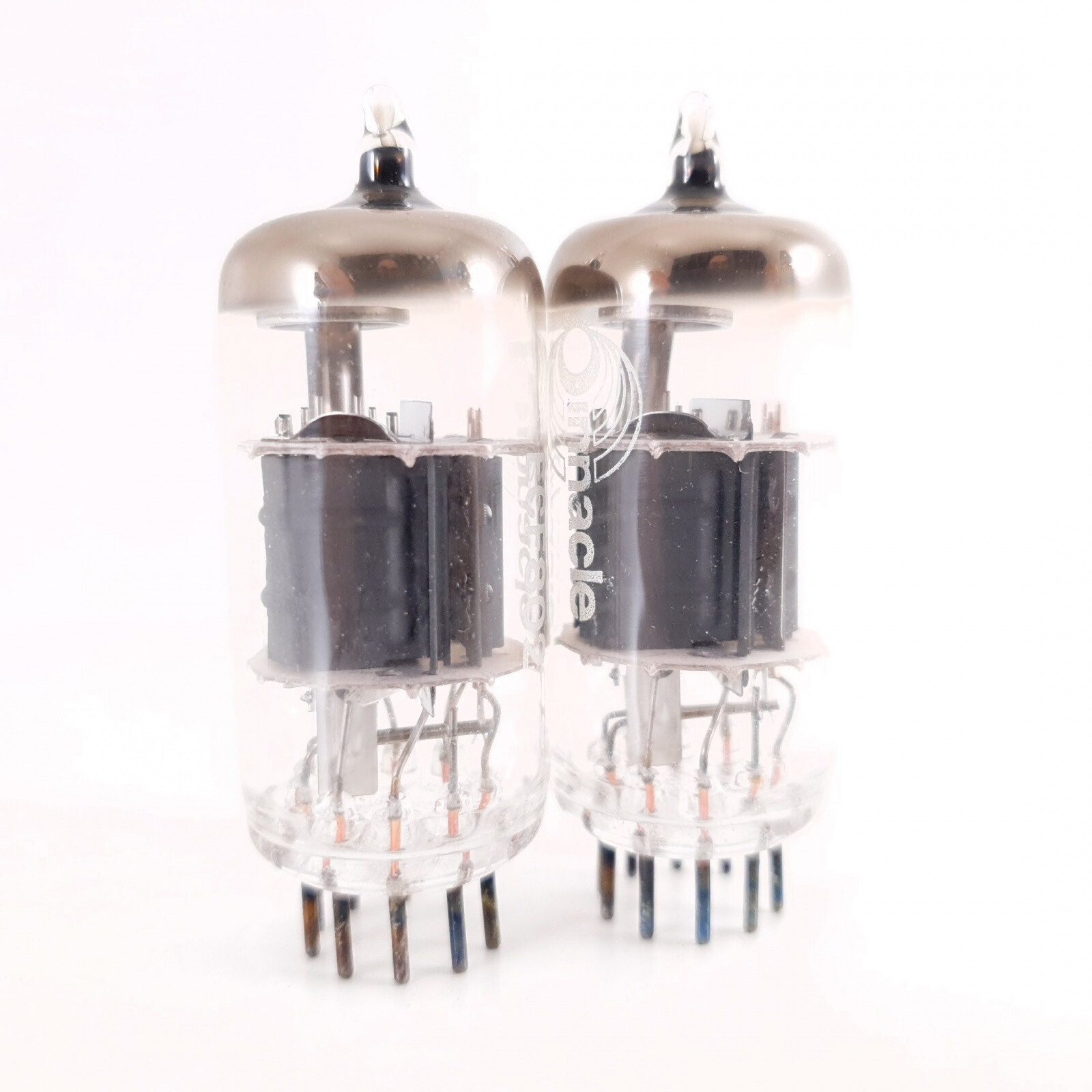 2 X ECF802 / 6JW8 PINNACLE TUBE. COPPER RODS. MATCHED PAIR. 10. CH114
