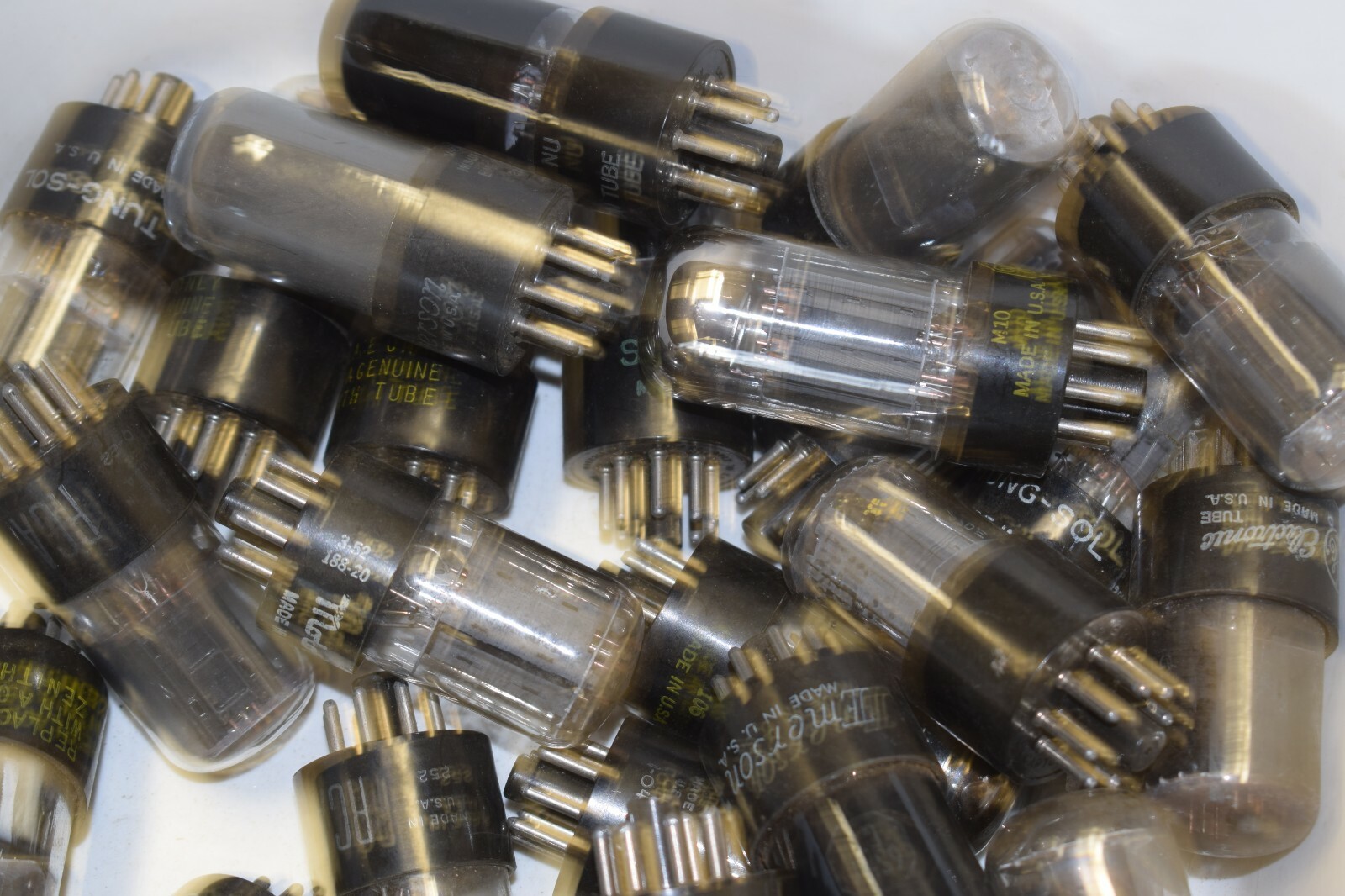 6SN7GT VINTAGE TUBES – VARIOUS BRANDS – TUNG SOL, GE, RCA, ETC. ALL TESTED