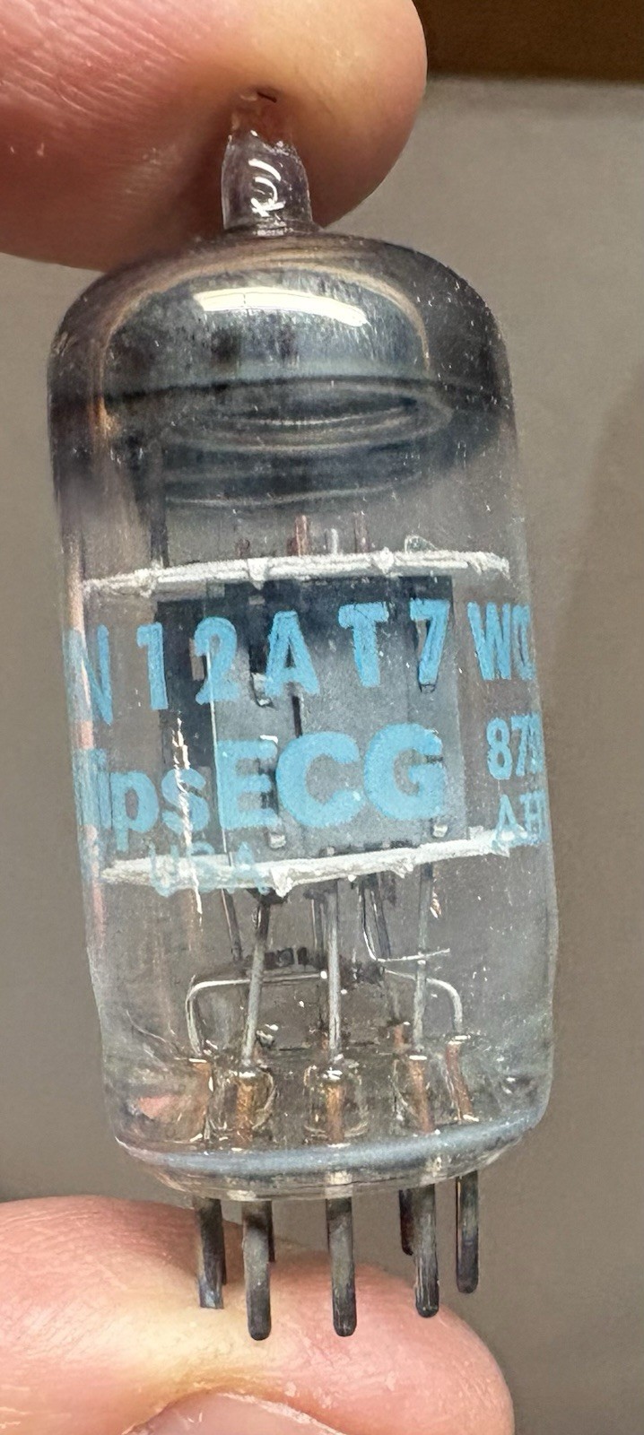 5 PHILIPS JAN 12AT7WC New Old Stock Tubes In Sleeve