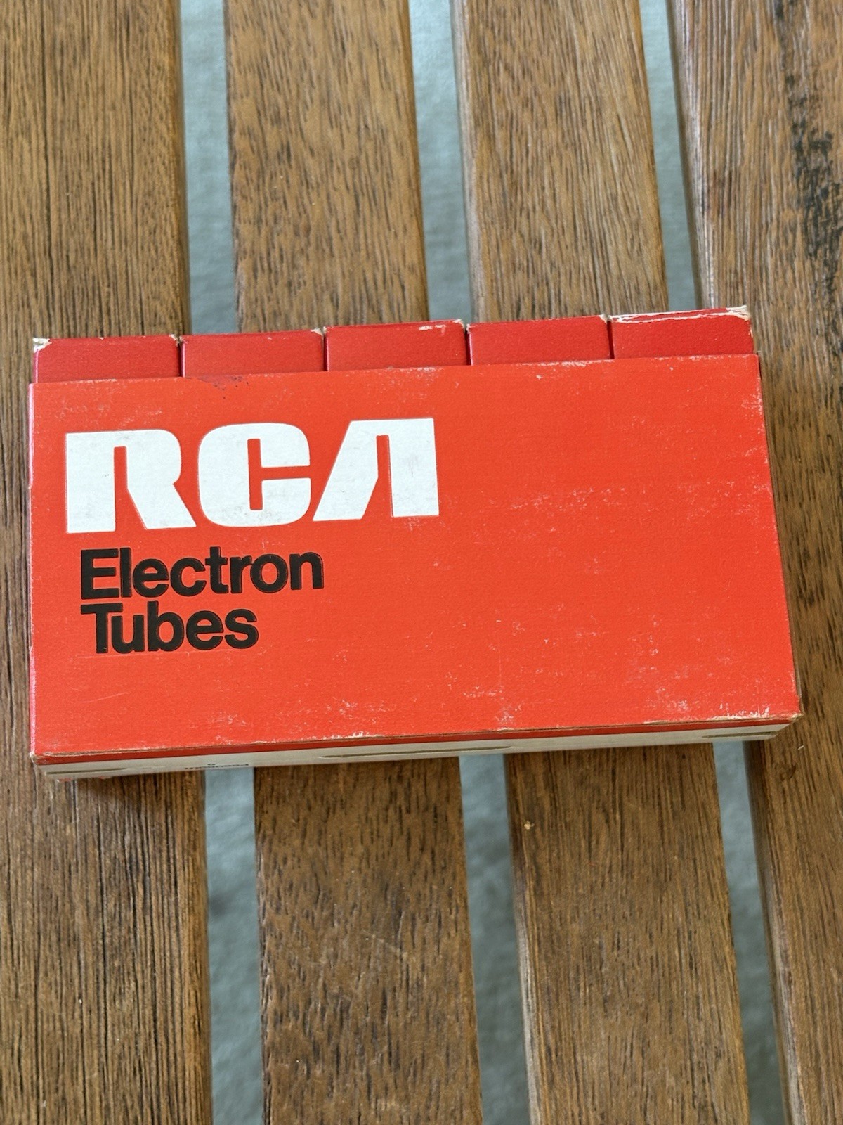 5 pieces matching RCA New Old Stock 5879 Vacuum Tube In Box
