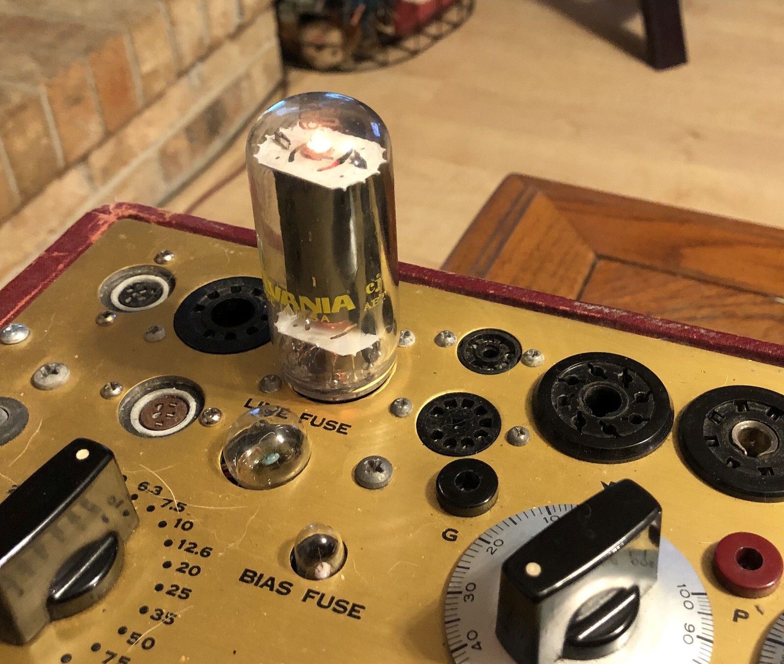 1ea Brand New Sylvania 6DU3, 6DQ3A, Vacuum Tube. Plate Test is Great. See Pics.