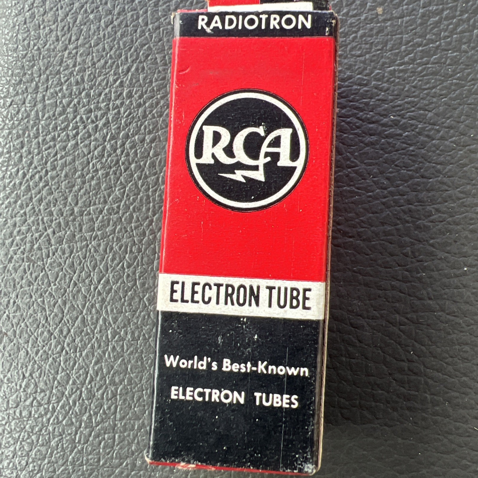 1958 RCA 12BH7A Gray Plate Tube, Tested, NOS/NIB, Dimple D-Getter