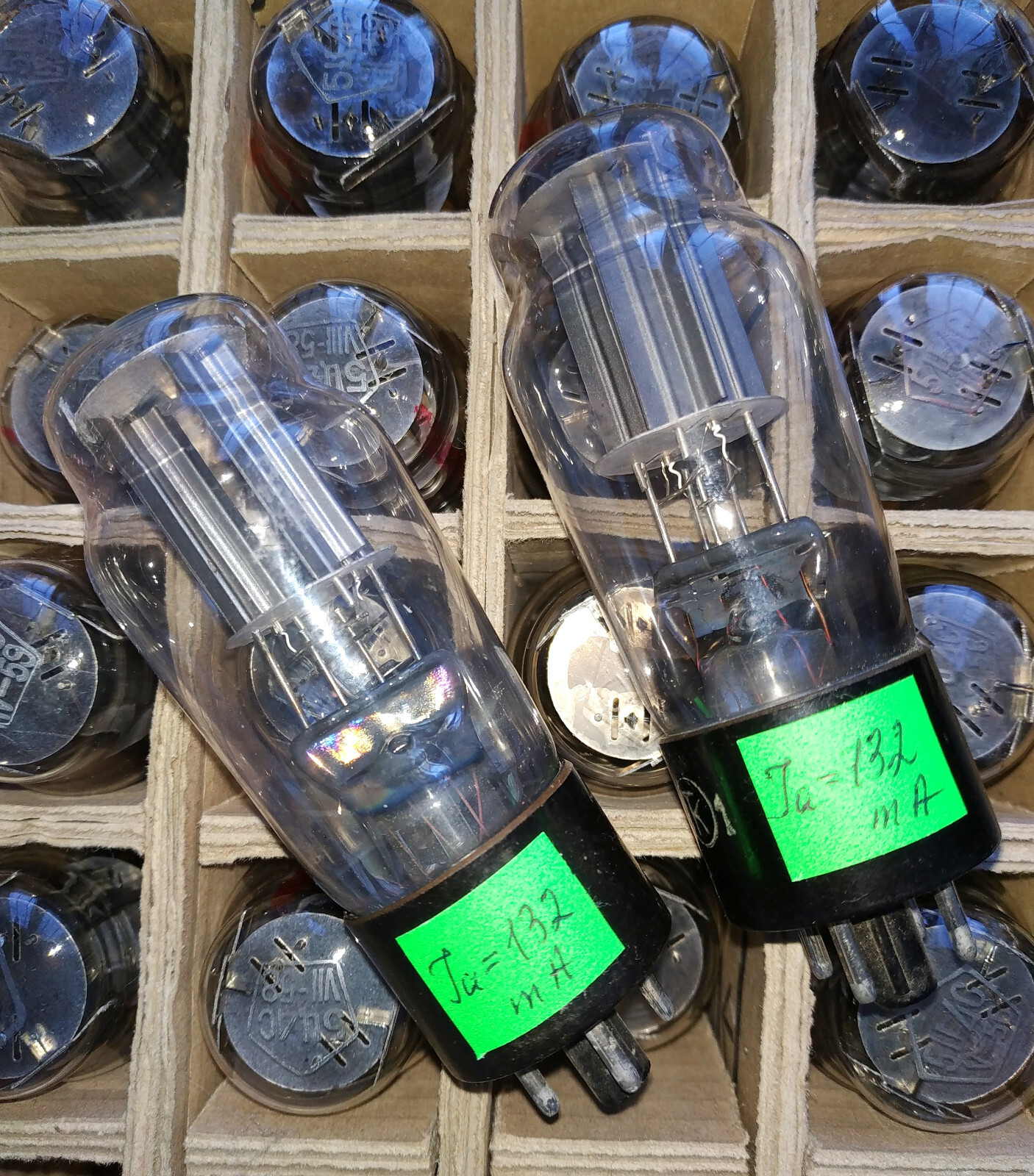 2x 5C4S = 5Z4, 5Z4GT, 5U4C Rectifier Tube Cobra MATCHED PAIR Same Year 1967 NEW