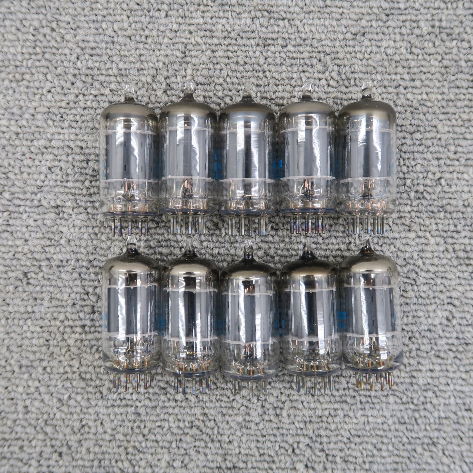 PHILIPS 6189W 12AU7 Vacuum Tubes Set of 10 Tested JP
