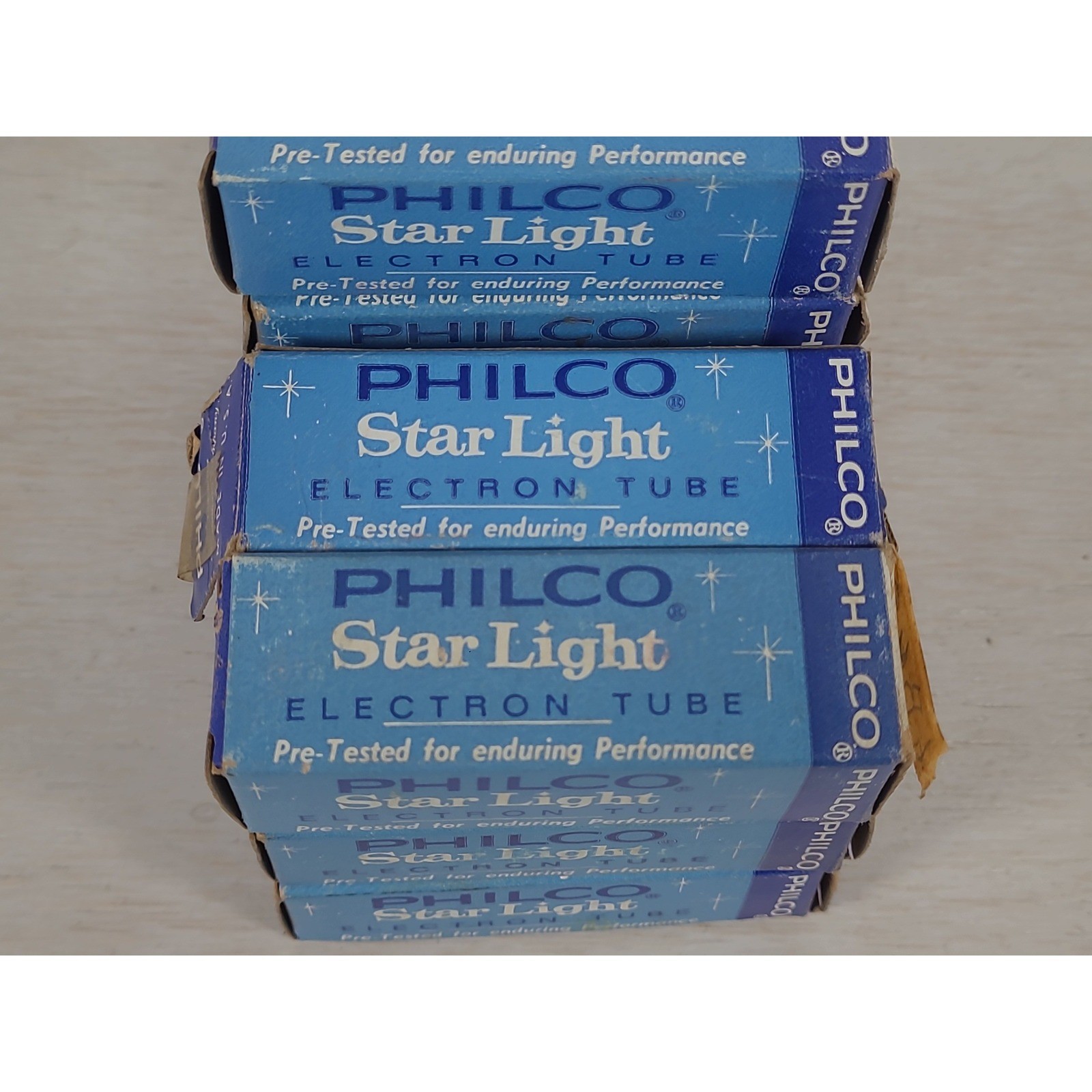 Lot of 12 Philco Star Light Electron Vacuum Tubes Various skus Vintage