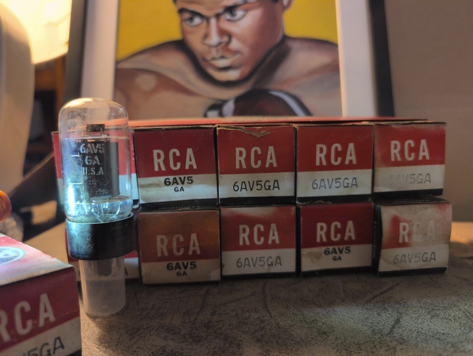One (1) RCA 6AV5GA Radiotron Vacuum Tube w/ Box Tested