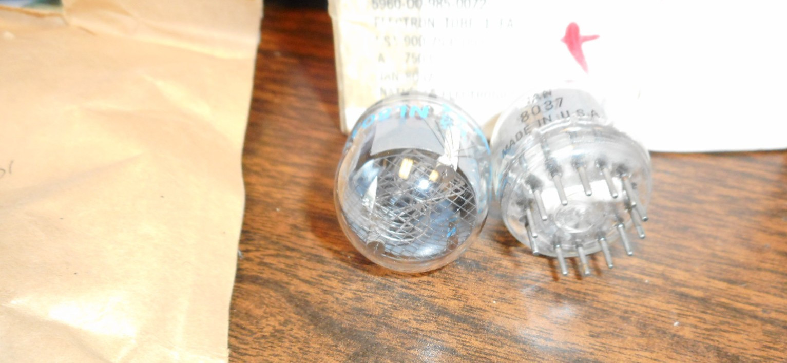National Electronics (BURROUGHS) NL-8037 / 5031 NIXIE Tube NEW OLD STOCK