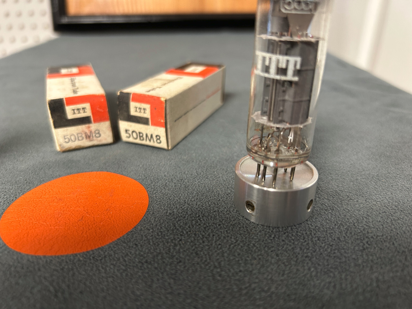 Pair of ITT (Japan) 50BM8 Tubes – NOS NIB – Sencore TC162 Test