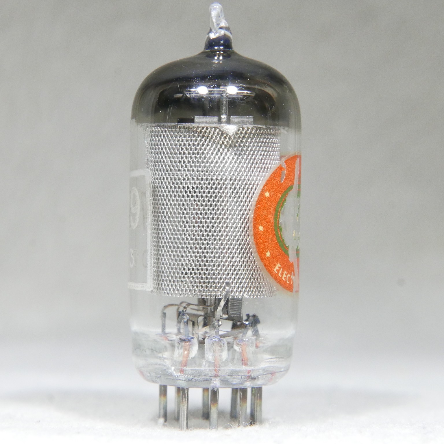 Genalex/GEC (Emitron Label) Z729/EF86 Long Fine Mesh Plate UK April 1955