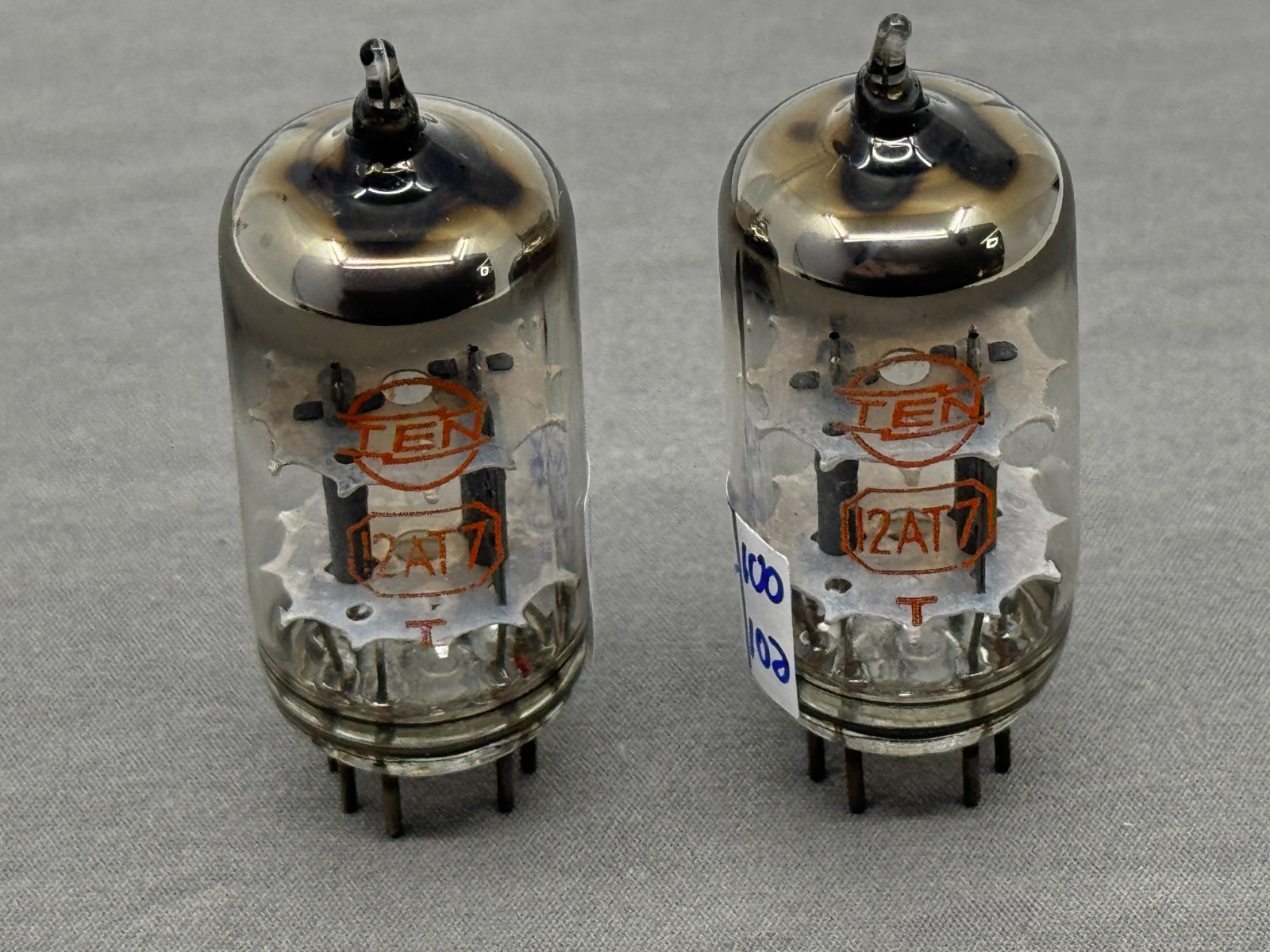 (2) Ten (Kobe Kogyo Corp) 12AT7 Preamp Tubes Made in Japan Test Strong Amplitrex