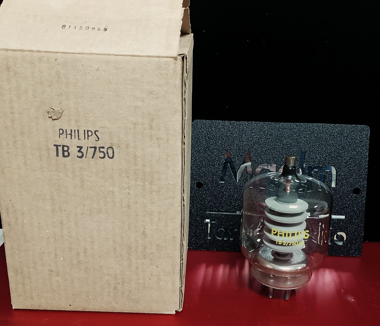 PHILIPS TB3/750 02 RS-1026 5867A Sim. 3/500Z TRIODE NOS Roe Test ⚜VACUUM TUBE⚜