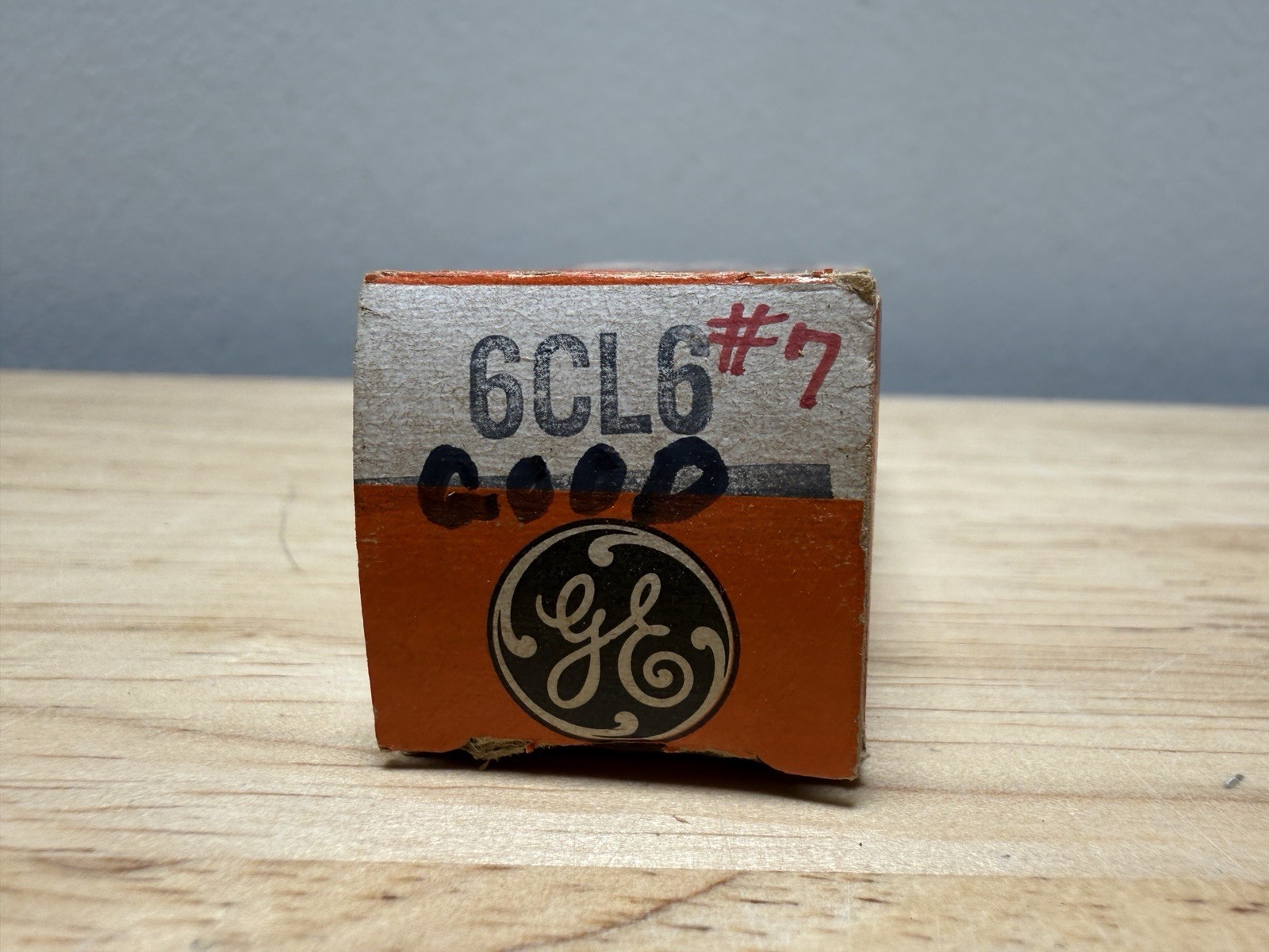 Vintage Matched Pair NOS NIB GE 6CL6 Tubes Bitmatic Tested #7