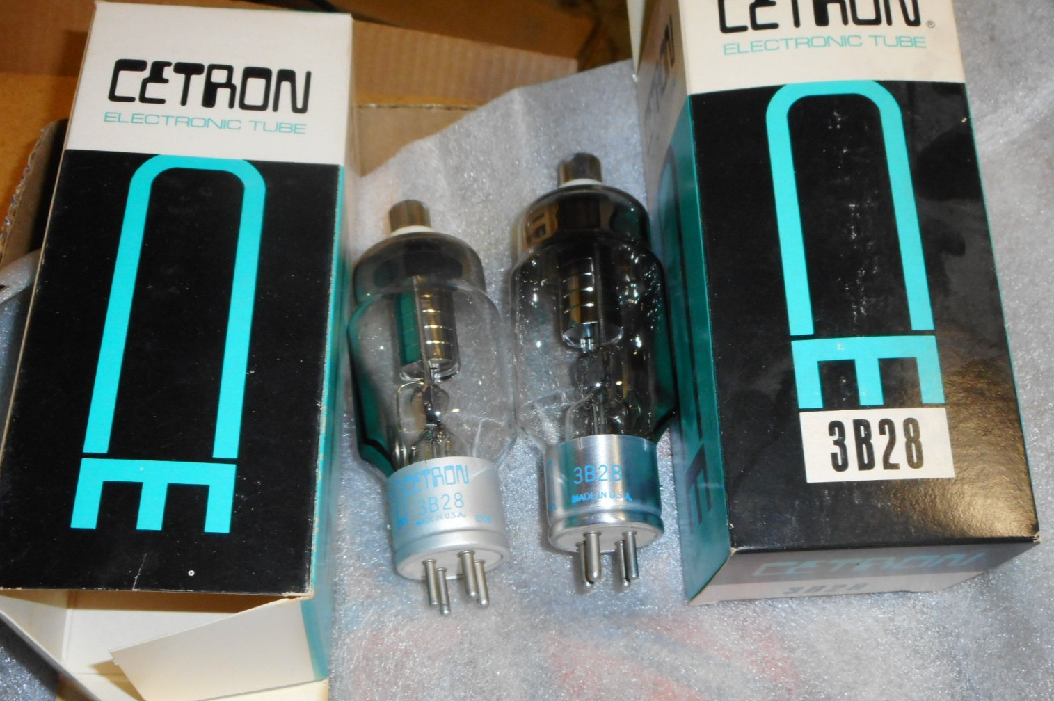 VACUUM TUBE ~ 3B28 ~ CETRON MFGR ~ NOS ~ LOT OF 2