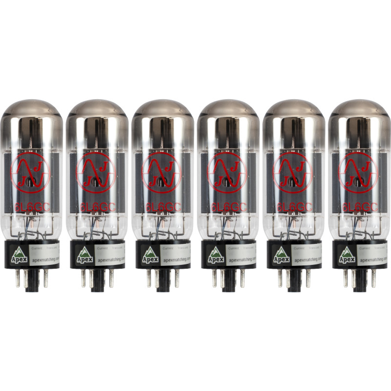 Vacuum Tube, 6L6GC, JJ Electronics, Apex Matched Sextet, Power