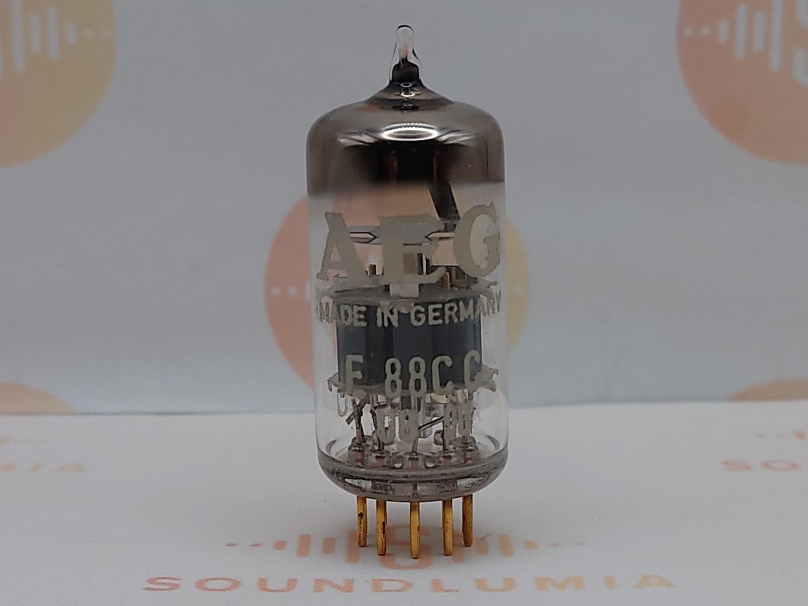 1x Telefunken E88CC 6922 O-getter AEG label ◇ Bottom – Strong