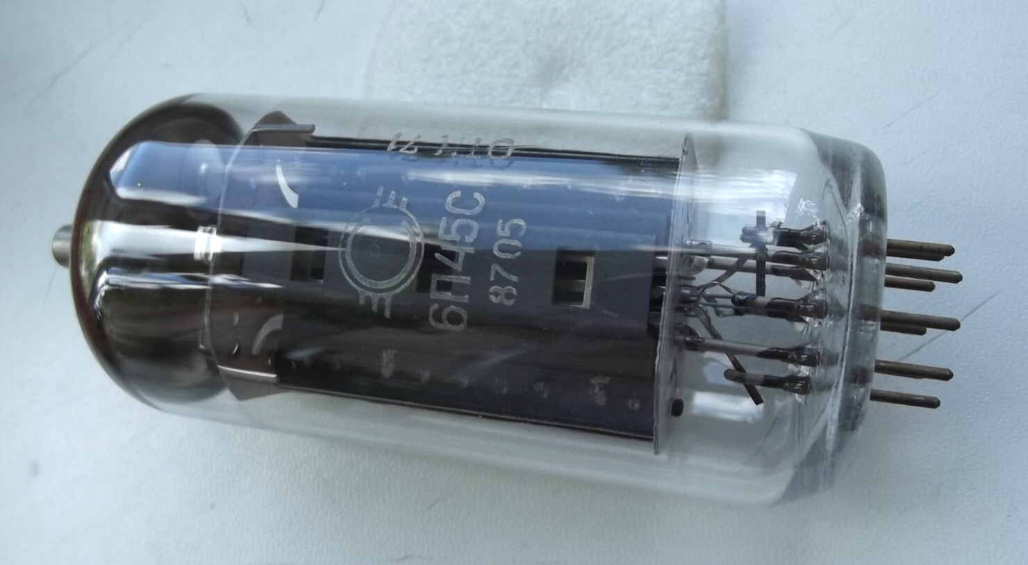 Output beam tetrode 6P45S ~ EL509 / 6KG6. SVETLANA 1987. OTK. NOS. PCS 1.