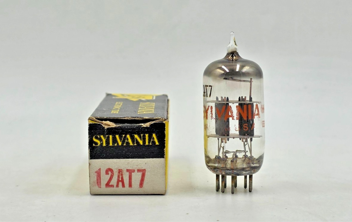 12AT7 / ECC81 Sylvania Balanced Tube (New Old Stock) Test NEW 1YearWarranty 6201