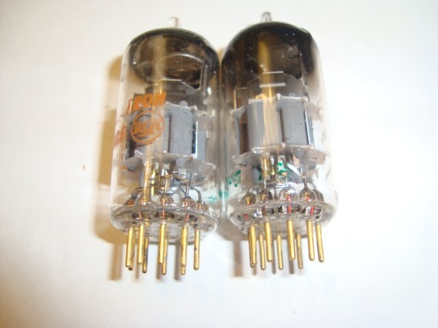 One Pair 6922 / E88CC Tubes, Siemens Made For RCA, Holy Grille of Tubes