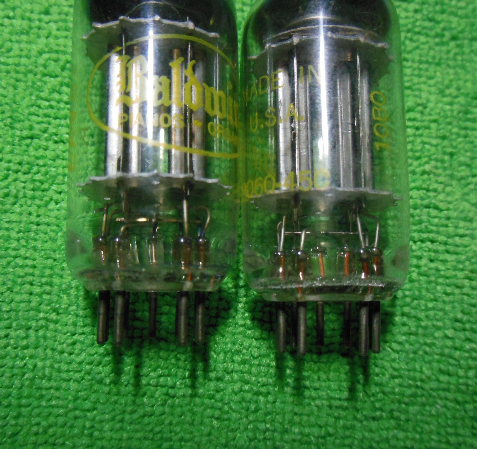 Matched Pair 1960 Raytheon 12AX7A TV7 Tested.. Excellent!
