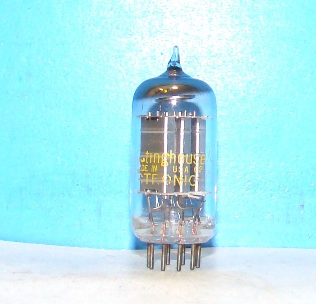 19T8 Westinghouse black radio audio amplifier electron vacuum tube valve 19T8