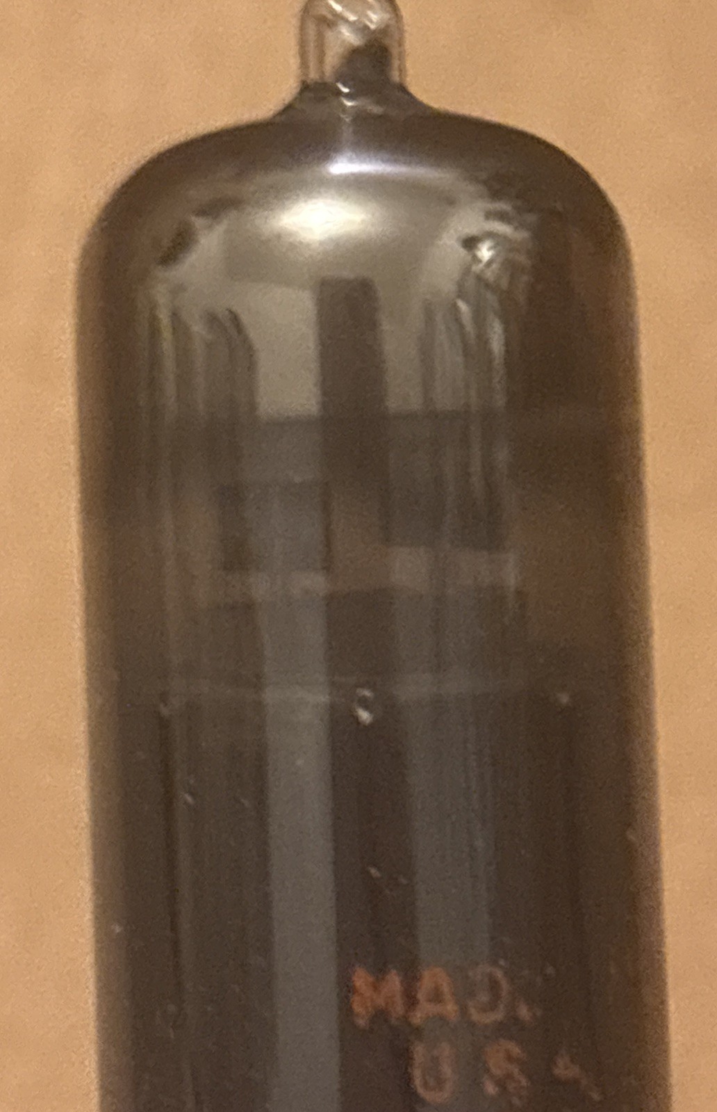 GM Delco 12BV7 Smoked Glass Audio Tube General Motors NOS NIB Rare Tested Strong