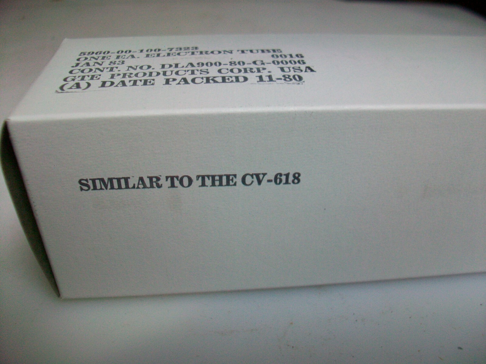 NOS SYLVANIA JAN TYPE 83 TUBE