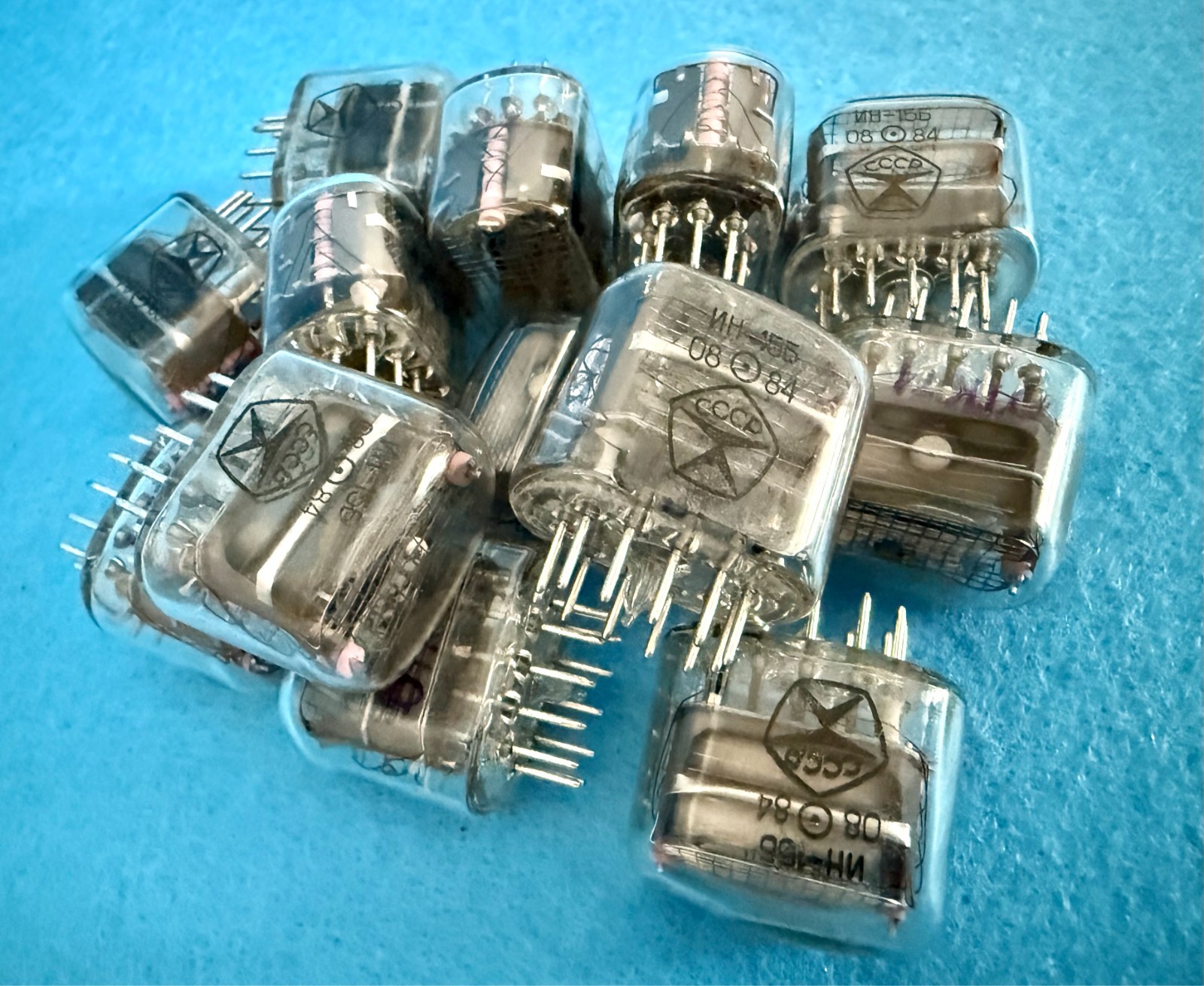 IN-15B IN-15Б Nixie Indicator Tube – Lot of 13