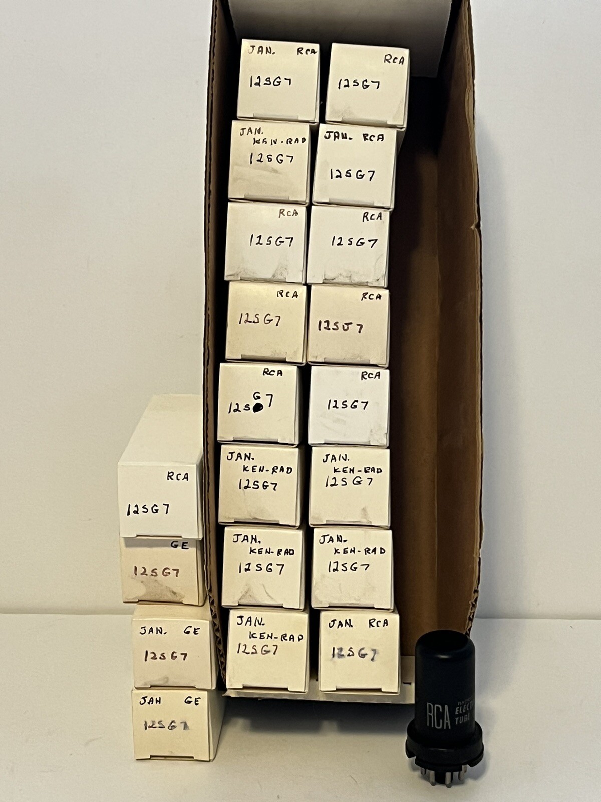 One Tested 12SG7 Metal Vacuum Tube Tests Good One Tube Only