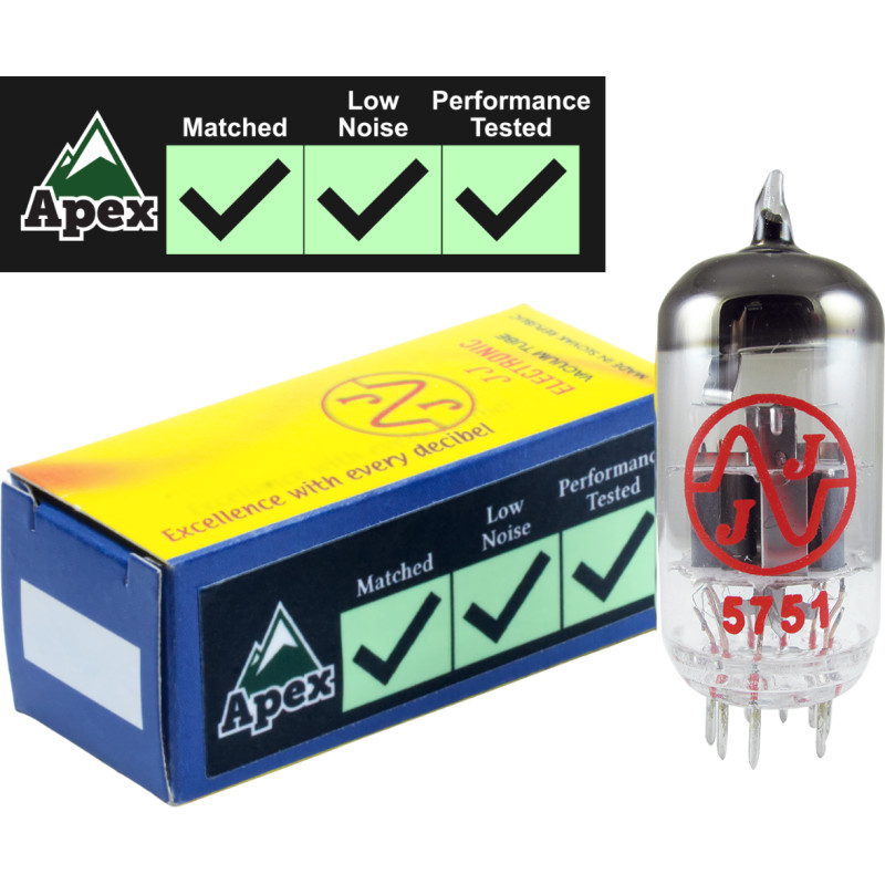 5751, JJ Electronics, Apex Matched & Performance Tested, Preamp