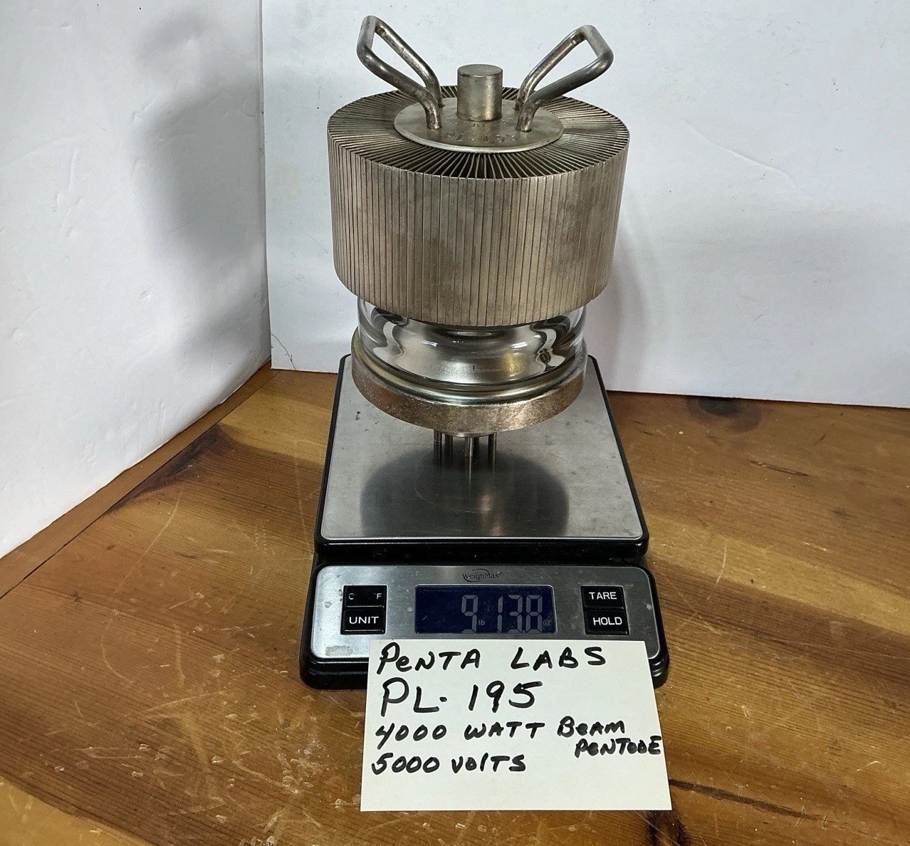 Rare Penta Labs PL-195 Transmitting Tube 4000 Watt Beam Pentode 3CX2500A3 ? VTG