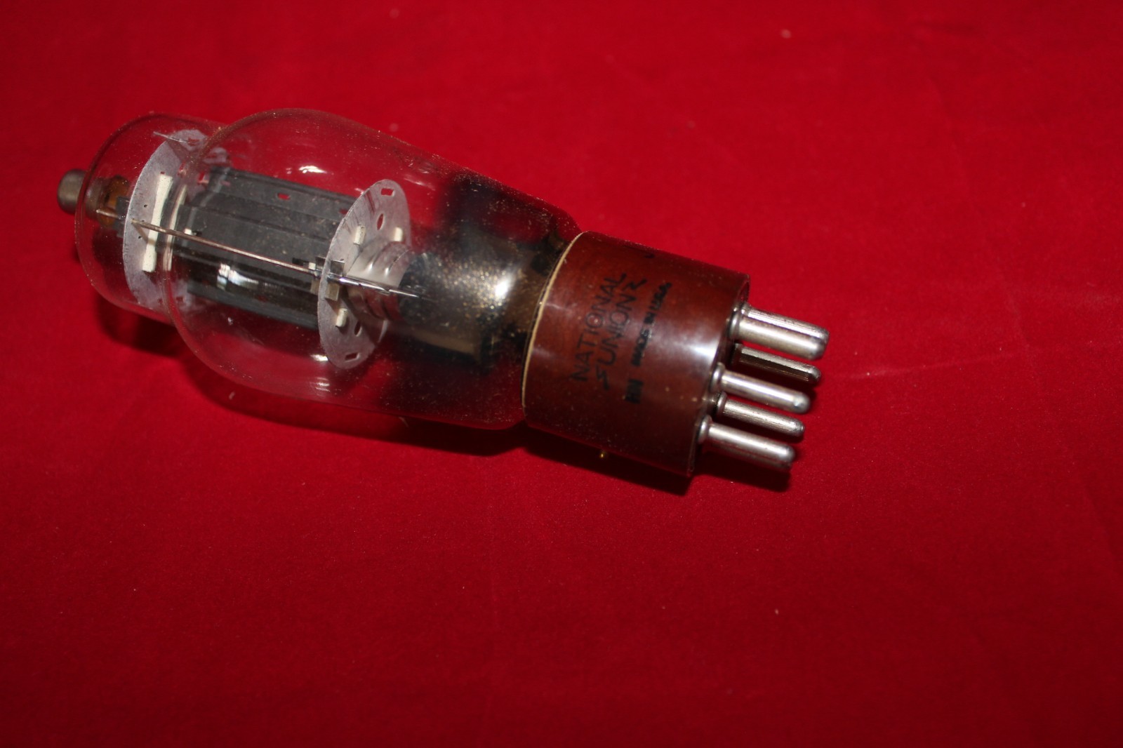 4 NOS JAN-CNU-1625 Vacuum Tubes Quad March 1944 National Union Matched 4900 Gm