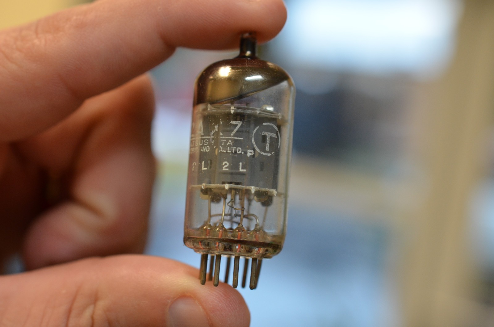 pair of vacuum tubes Mullard and Matsushita 12AX7 ECC83 new old stock NOS