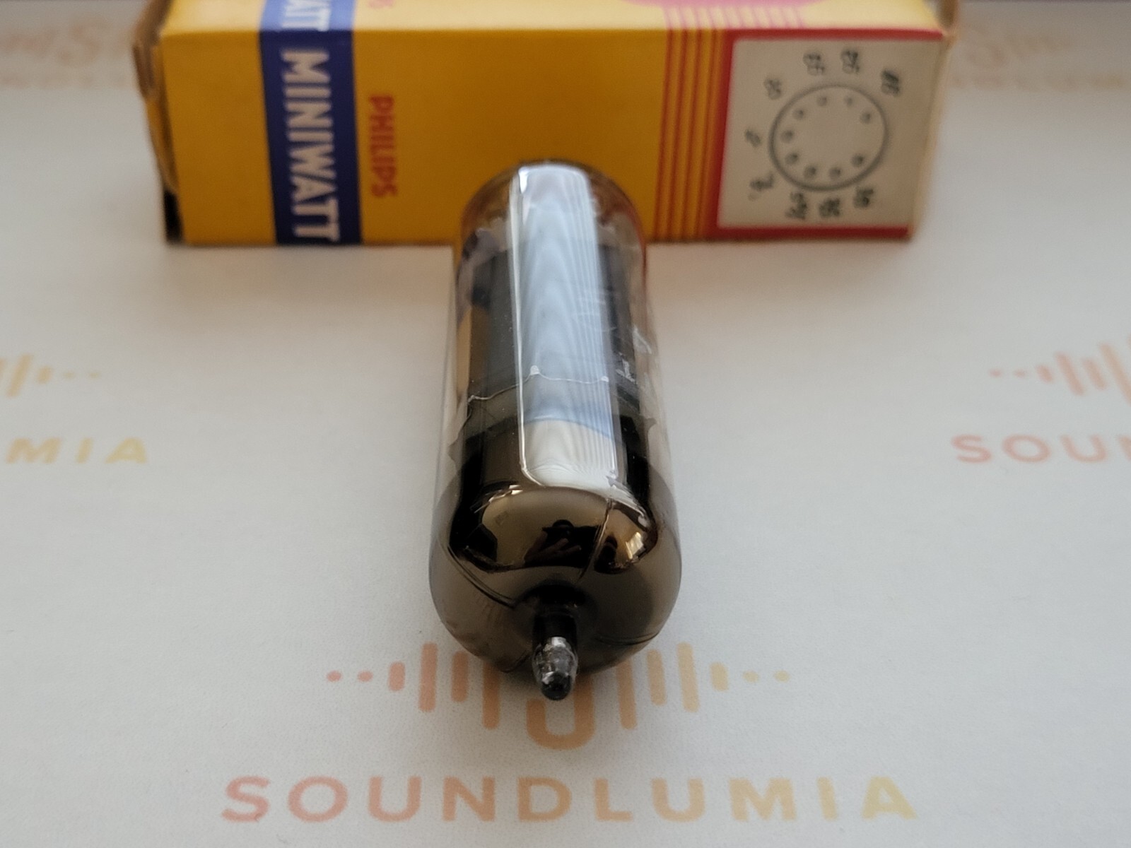 1x Philips Miniwatt EL84 6BQ5 D-getter – Sittard, NL 1958 rX3 – Bottom Codes