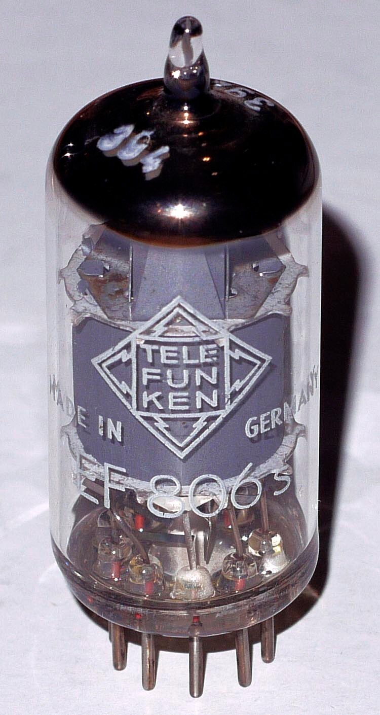 Telefunken EF806S – Diamond on the Bottom – West Germany – FOR DISPLAY!
